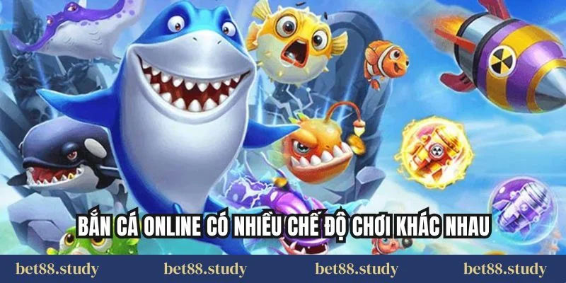 Bắn cá online có nhiều chế độ chơi khác nhau
