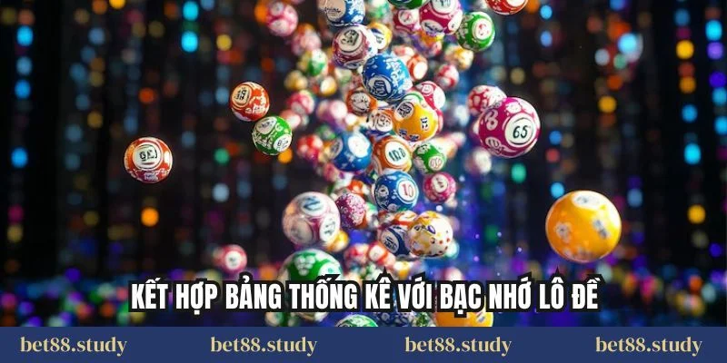 Kết hợp bảng thống kê với bạc nhớ lô đề